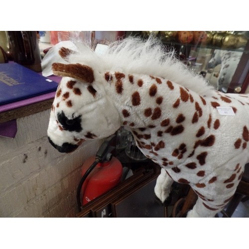 61 - LARGE APPALOOSA HORSE SOFT TOY