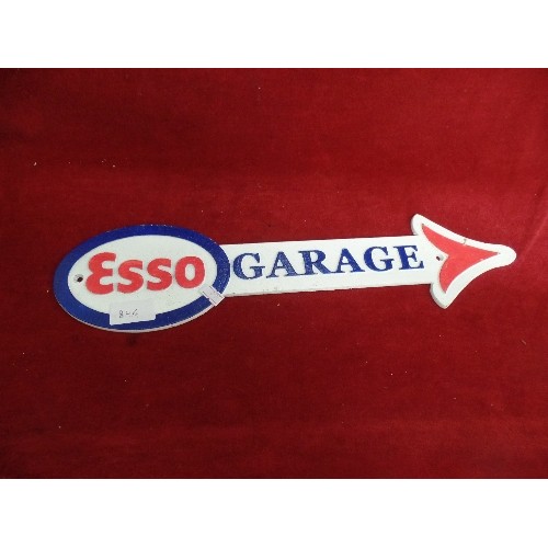 84A - REPRODUCTION CAST IRON ESSO GARAGE SIGN