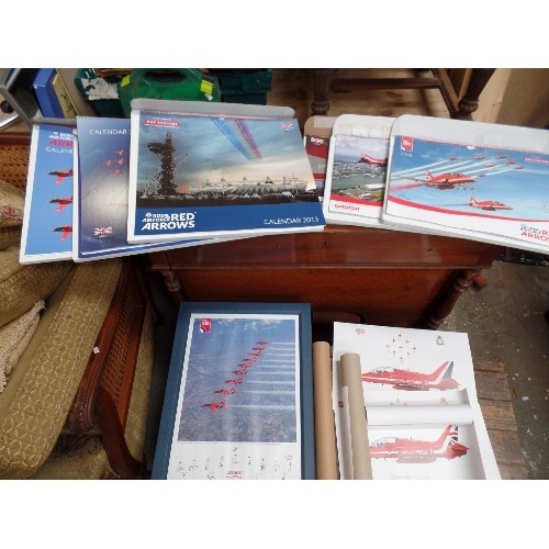 385H - VERY GOOD COLLECTION OF RED ARROWS LIMITED EDITION PRINTS AND CALENDARS ETC FROM THE 2010'S . INCLUD... 