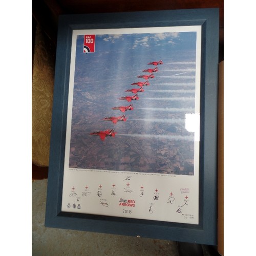 385H - VERY GOOD COLLECTION OF RED ARROWS LIMITED EDITION PRINTS AND CALENDARS ETC FROM THE 2010'S . INCLUD... 