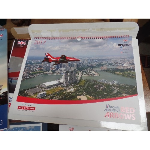 385H - VERY GOOD COLLECTION OF RED ARROWS LIMITED EDITION PRINTS AND CALENDARS ETC FROM THE 2010'S . INCLUD... 