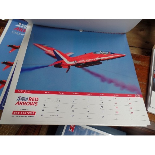 385H - VERY GOOD COLLECTION OF RED ARROWS LIMITED EDITION PRINTS AND CALENDARS ETC FROM THE 2010'S . INCLUD... 