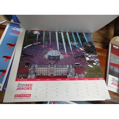 385H - VERY GOOD COLLECTION OF RED ARROWS LIMITED EDITION PRINTS AND CALENDARS ETC FROM THE 2010'S . INCLUD... 