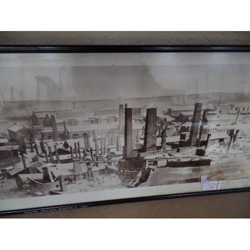 368 - INTERESTING PHOTOGRAPHIC PRINT OF AN INDUSTRIAL LANDSCAPE 