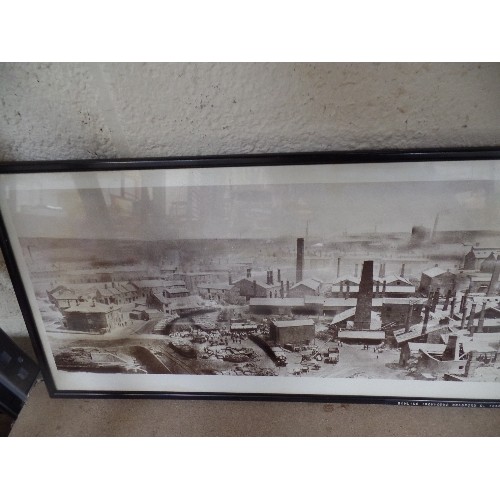 368 - INTERESTING PHOTOGRAPHIC PRINT OF AN INDUSTRIAL LANDSCAPE 