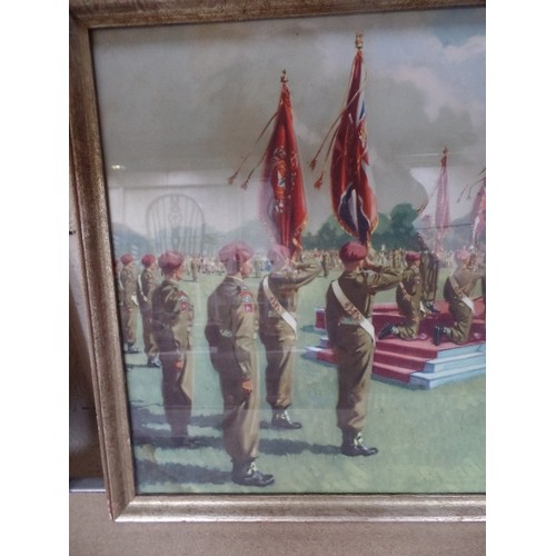 365 - ORIGINAL TERENCE CUNEO PRINT 1950 WITH DETAILS ON REVERSE 