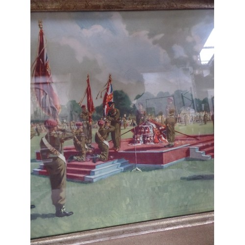 365 - ORIGINAL TERENCE CUNEO PRINT 1950 WITH DETAILS ON REVERSE 