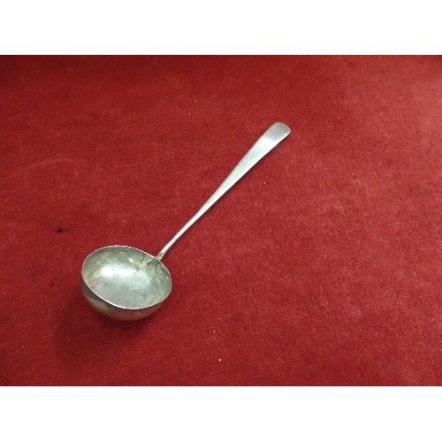 22 - GEORGIAN STERLING SILVER TODDY SPOON - THOMAS WALLIS - 14 GRAMS