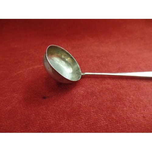 22 - GEORGIAN STERLING SILVER TODDY SPOON - THOMAS WALLIS - 14 GRAMS