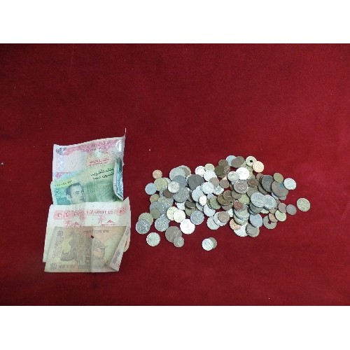 77B - BAG OF MOSTLY FOREIGN COINS - 20TH CENTURY - CANADA, FRANCE, SPAIN, CZECH REPUBLIC, SINGAPORE, GREEC... 