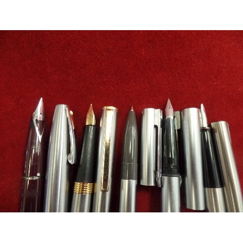 87 - COLLECTION OF 5 FOUNTAIN PENS WATERMAN, SHEAFFER, PARKER