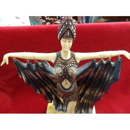 134 - REPRODUCTION ART DECO FIGURE 