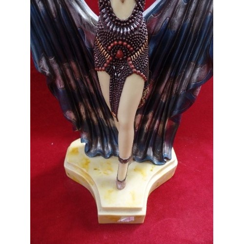 134 - REPRODUCTION ART DECO FIGURE 