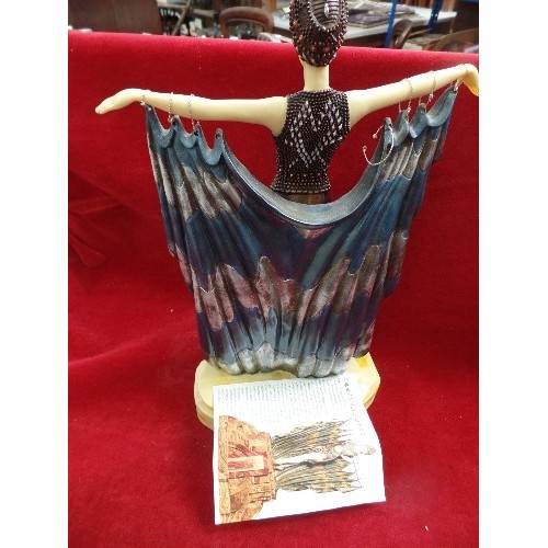 134 - REPRODUCTION ART DECO FIGURE 