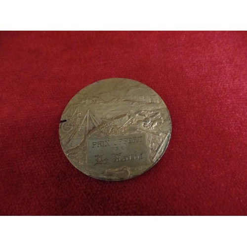 63A - FRENCH MEDAL EARLY 20c PROBABLY FOR SHOOTING MARKED  prize offered by the Martin / prix offert PAR L... 