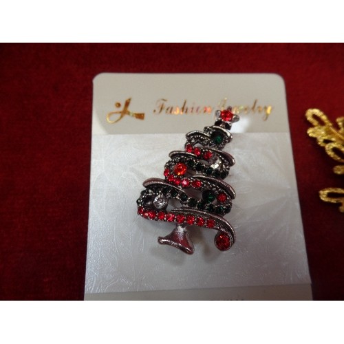 63J - COLLECTION OF HIGH QUALITY DRESS BROOCHES