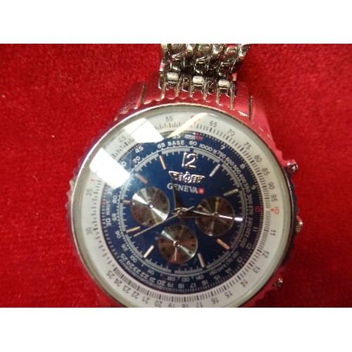 63K - GENEVA CHRONOGRAPH GENTS WRIST WATCH