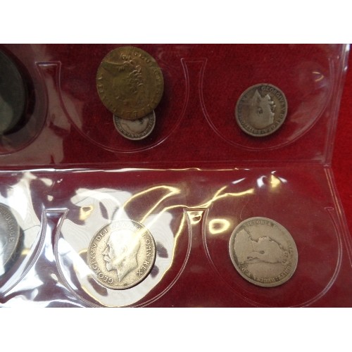 77N - GOOD COLLECTION OF BRITISH COINS - SOME EARLY INCLUDING 1797 CARTWHEEL PENNY, GEORGE III IRISH COPPE... 