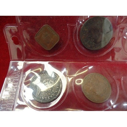 77N - GOOD COLLECTION OF BRITISH COINS - SOME EARLY INCLUDING 1797 CARTWHEEL PENNY, GEORGE III IRISH COPPE... 