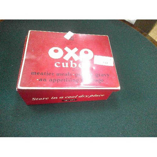 359 - GOOD COLLECTION OF CIGARETTE CARDS IN VINTAGE CIGARETTE PACKETS - ALL IN A VINTAGE OXO TIN. INCLUDES... 