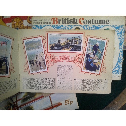 363 - COLLECTION OF CIGARETTE CARDS AND BROOKE BOND TEA CARDS IN ALBUMS - MOSTLY FULL SETS. INCLUDES LIFE ... 