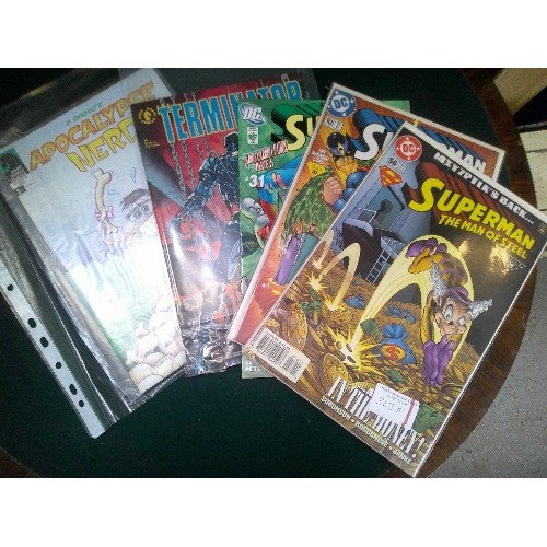 363F - 2 X DARK HORSE COMICS FROM 1990's INC TERMINATOR AND APOCALYPSE NERD AND 3 X DC COMICS FROM THE 2000... 