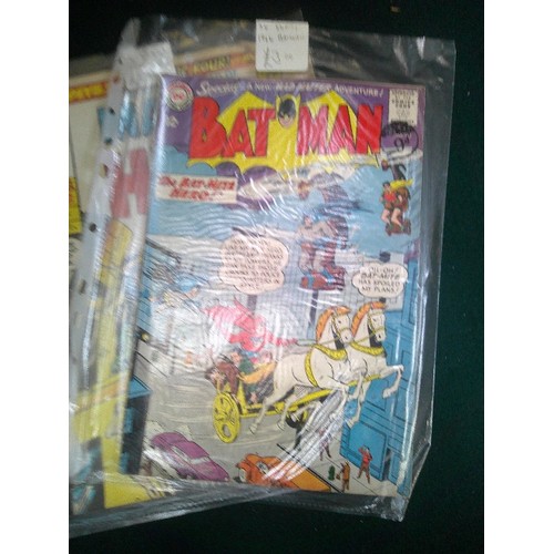 363A - 5 ORIGINAL 1960'S SUPERMAN COMICS BY DC INCLUDING BAT MAN 1963, DETECTIVE COMICS 1963, WONDER WOMAN ... 