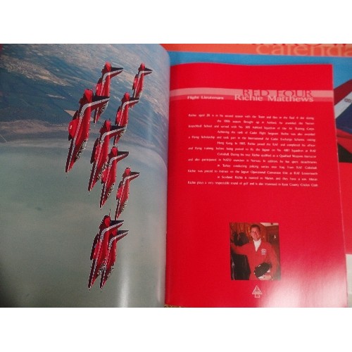 385F - VERY GOOD COLLECTION OF RED ARROWS LIMITED EDITION PRINTS AND CALENDARS ETC FROM THE 1990's INCLUDES... 