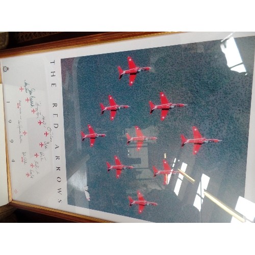 385F - VERY GOOD COLLECTION OF RED ARROWS LIMITED EDITION PRINTS AND CALENDARS ETC FROM THE 1990's INCLUDES... 