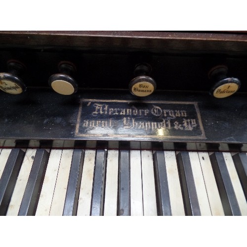 AN ORNATE VICTORIAN ORGAN HARMONIUM BY CHAPPELL & CO - THE ALEXANDRE ...