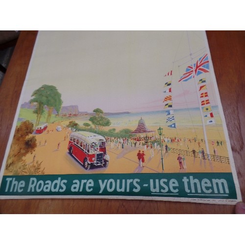 358A - A VERY RARE ORIGINAL 1930'S POSTER 