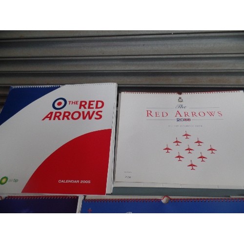 385G - A VERY GOOD COLLECTION OF RED ARROWS LIMITED EDITION PRINTS, MOSTLY WITH ORIGINAL PENCIL SIGNATURES ... 