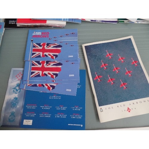 385L - COLLECTION OF RED ARROWS EPHEMERA AND MERCHANDISE INCLUDING XL T SHIRT 