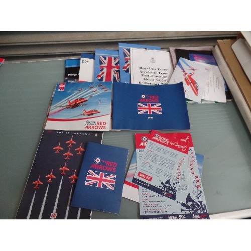 385L - COLLECTION OF RED ARROWS EPHEMERA AND MERCHANDISE INCLUDING XL T SHIRT 