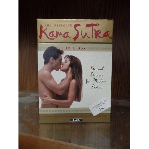 149 - 'THE ULTIMATE KAMA SUTRA IN A BOX' CONTAINS 96 PAGE ILLUSTRATED BOOK, & 30 FULL-COLOUR CARDS.