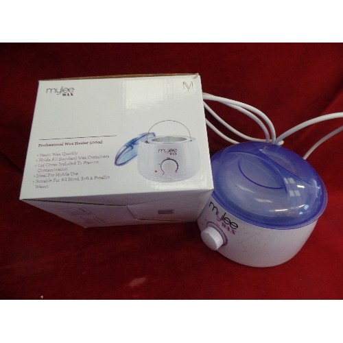 78 - PROFESSIONAL WAX HEATER 500ML. MYLEE. FOR BODY & FACE. IN ORIGINAL BOX. SALON QUALITY.