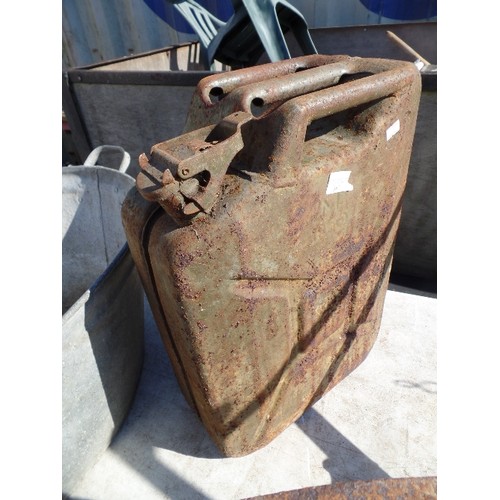 367 - VINTAGE 1950'S JERRY CAN. APPROX 20LT