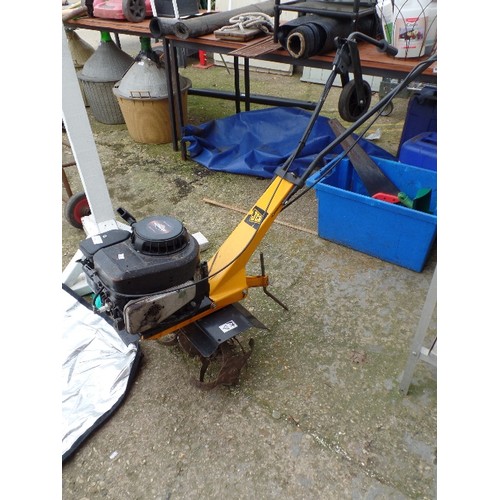 421 - JCB ROTOVATOR , WITH BRIGGS & STRATTON ENGINE.