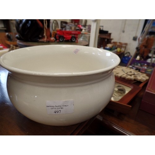 497 - BESWICK CERAMIC CHAMBER POT.