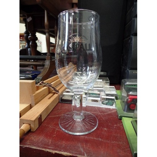 504 - BOX OF 14 ASPAL CIDER GLASSES.