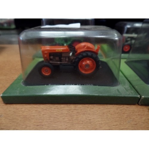 508 - COLLECTION OF 5 BOXED HACHETTE PARTWORKS DIE-CAST TRACTORS.