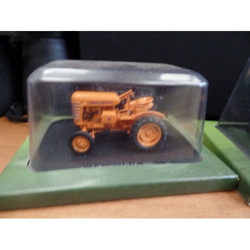 514 - COLLECTION OF 5 BOXED HACHETTE PARTWORKS DIE-CAST TRACTORS.