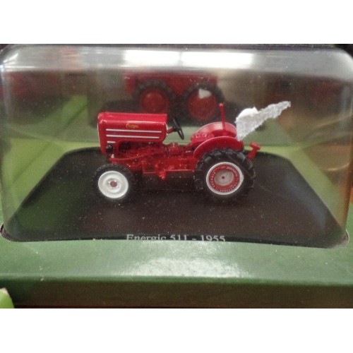 532 - COLLECTION OF 5 BOXED HACHETTE PARTWORKS DIE-CAST TRACTORS.