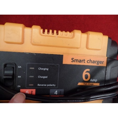 525 - 6 AMP SMART CHARGER, BATTERY CHARGER.