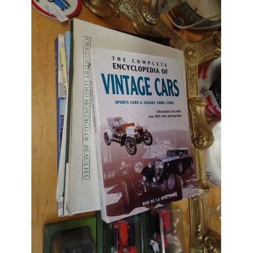 549 - 8 X CAR RELATED BOOKS. CARS OF THE 40'S AND 50'S 'BRITISH FAMILY CARS OF THE EARLY 60'S' AND 'THE CO... 