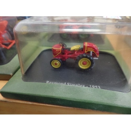 541 - COLLECTION OF 6 BOXED HACHETTE PARTWORKS DIE-CAST TRACTORS.