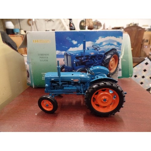 720 - UNIVERSAL HOBBIES FORDSON POWER MAJOR 1:16 SCALE, MODEL TRACTOR.