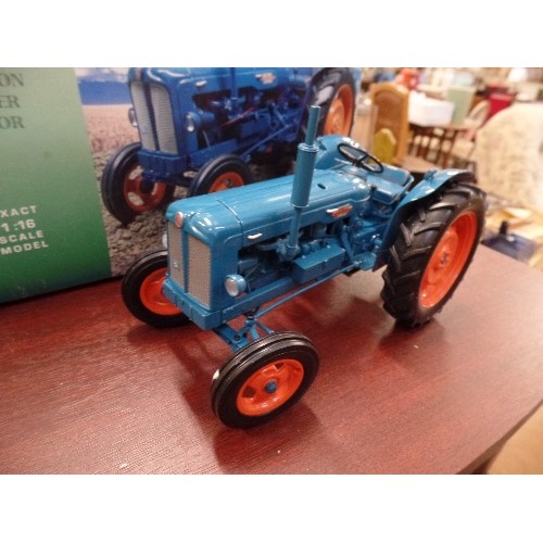 720 - UNIVERSAL HOBBIES FORDSON POWER MAJOR 1:16 SCALE, MODEL TRACTOR.