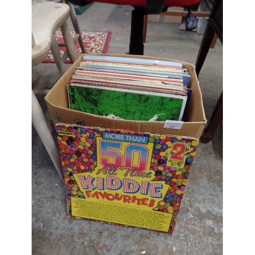 666 - BOX OF LP RECORDS. INC RUSS ABBOTT, DUSTY SPRINGFIELD, HOWARD KEEL, JOHNNY MATHIS, KENNY ROGERS, NIC... 