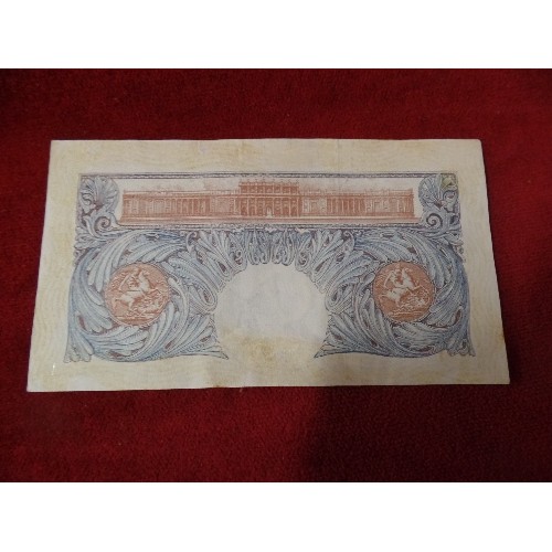 24 - BLUE ONE POUND NOTE IN GOOD CONDITION